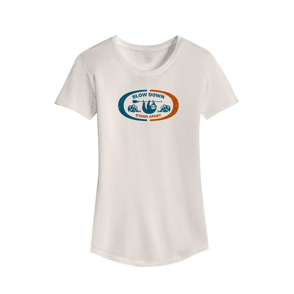 Front view of the Women's Slow Down Tee