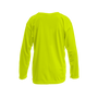 Back view the Youth Logo UPF 50+ Vapor Long Sleeve