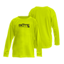 Front and back image of the Youth Logo UPF 50+ Vapor Long Sleeve