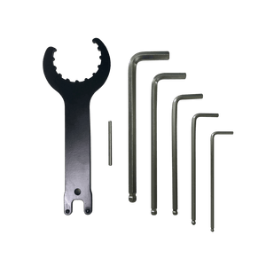 Tool kit used for installation and maintenance fo the APEX Pedal Drive and Rudder System