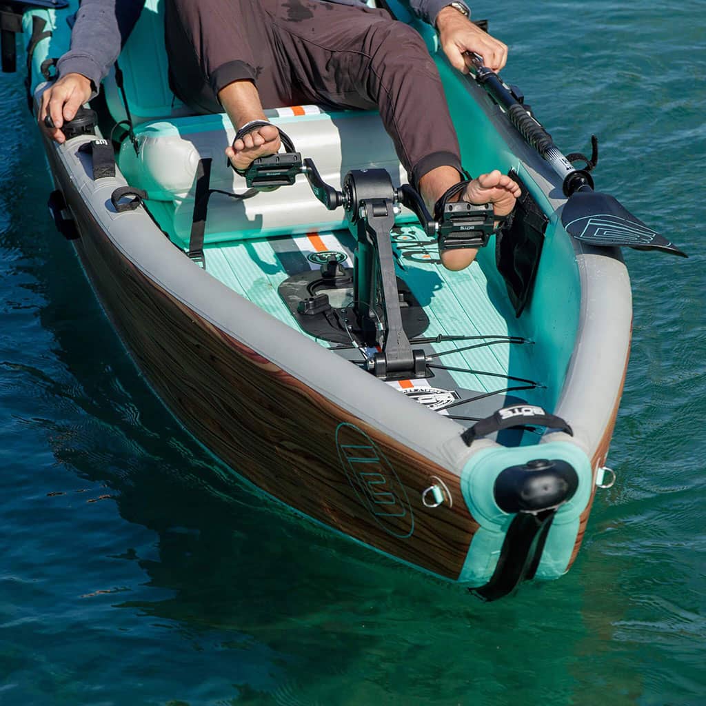 inflatable pedal boat BOTE APEX Pedal Drive & Rudder System