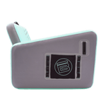 Side of the Aero chair XL with stretch pocket and MOLLE loops and cup holder receiver