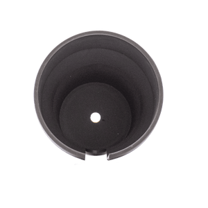 Top view of the Aero Cup Holder with drain hole in the bottom