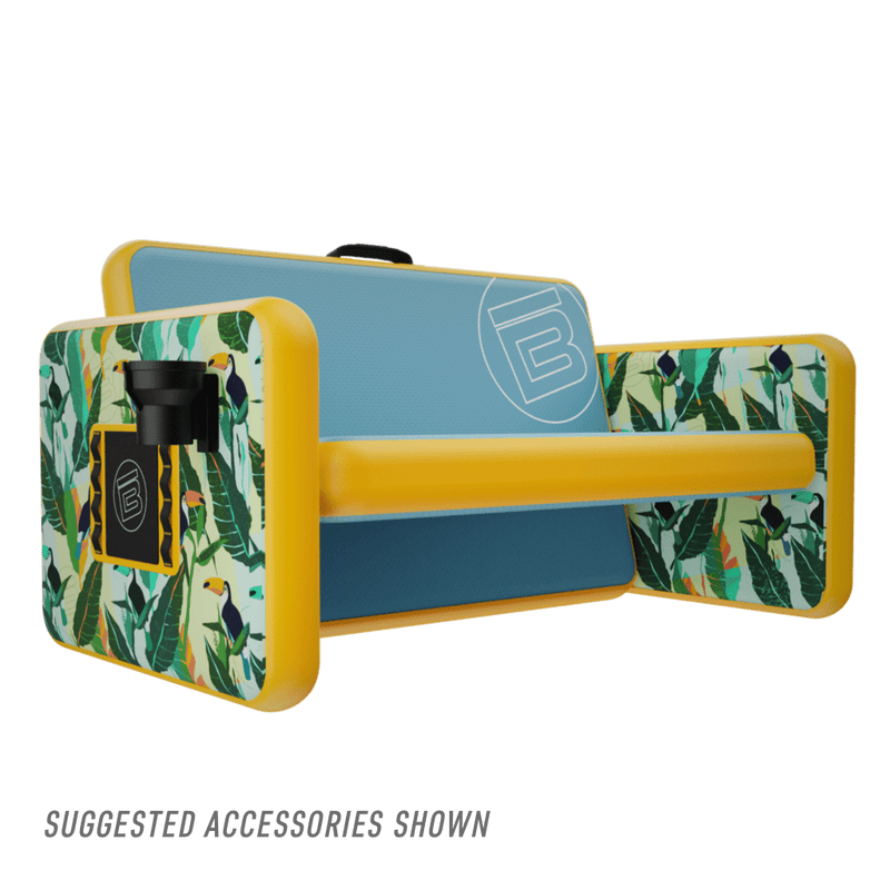 Picture of the Inflatable Aero Couch Native Paradise with accessories