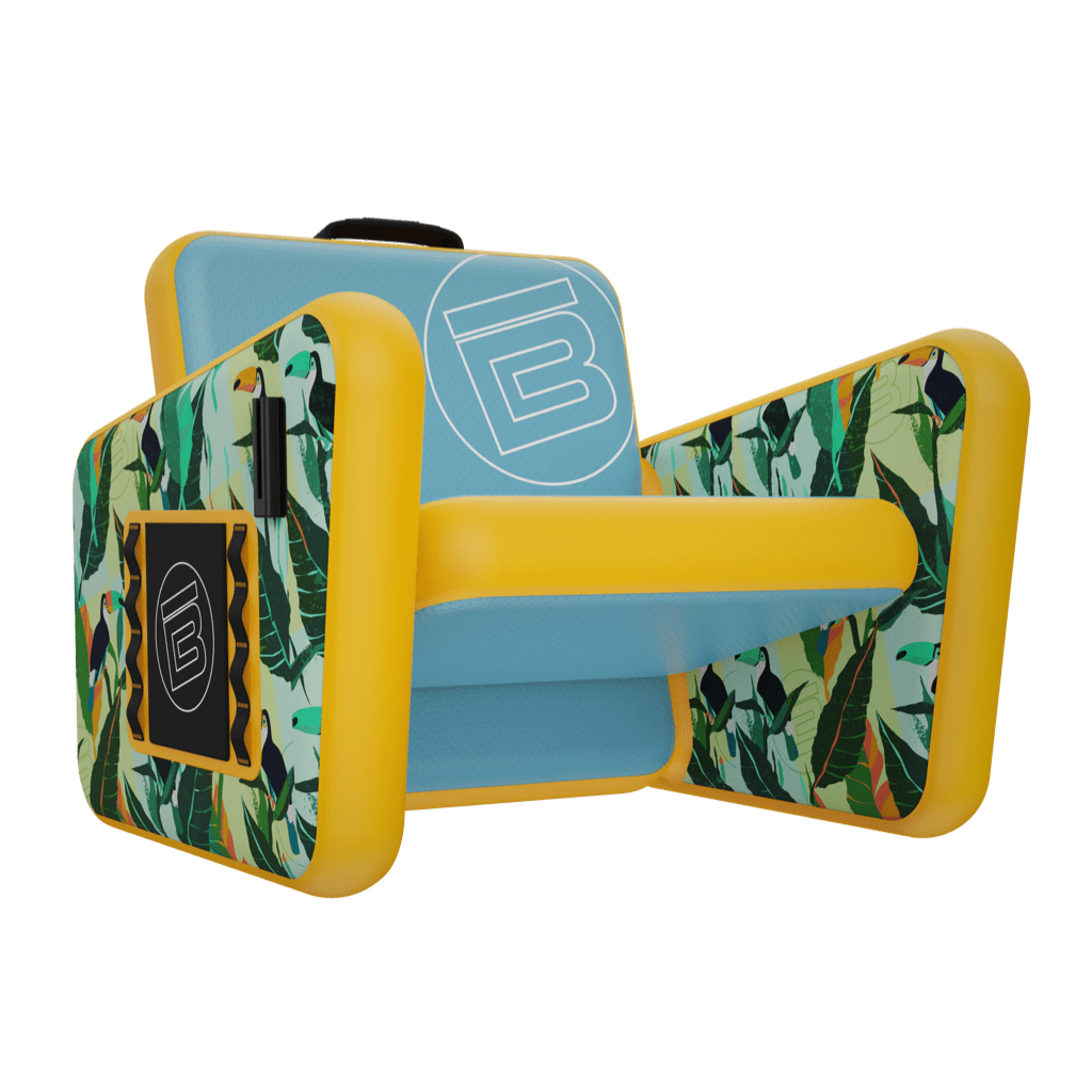 Front angled view of the Aero Chair XL Native Paradise