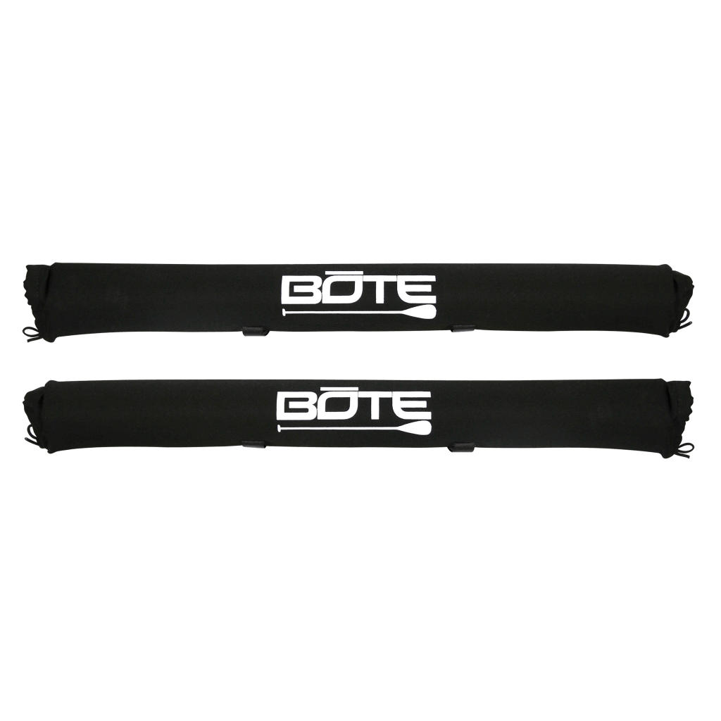 White roof shop rack pads