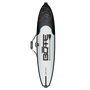 Front of a board bag including extra strap to hold paddle and BOTE logo across the front