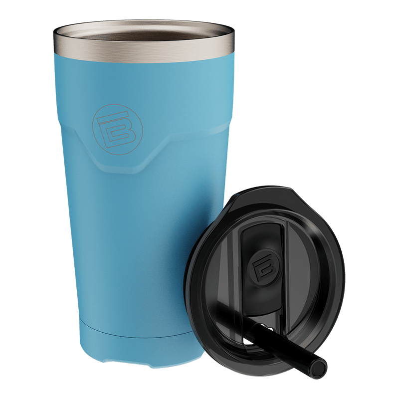 20oz Teal Blue Tumbler - Insulated Stainless Steel Coffee Cup with