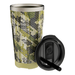A detailed image of the MAGNETumbler 20oz with Lid Verge Camo, showing its design and key features.