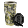 A detailed image of the MAGNETumbler 20oz with Lid Verge Camo, showing its design and key features.