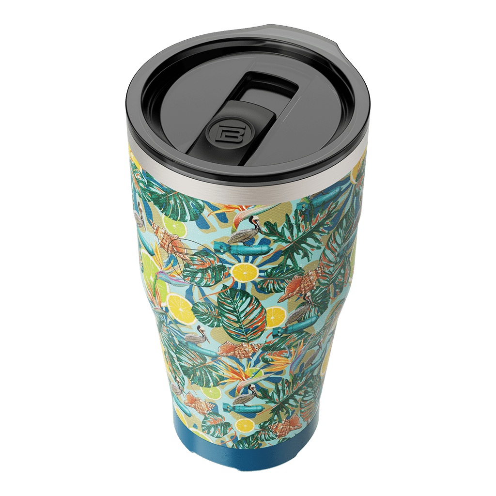 A detailed image of the MAGNETumbler 32oz with Lid Native Bombardier, showing its design and key features.