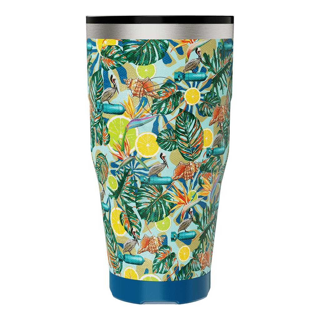 A detailed image of the MAGNETumbler 32oz with Lid Native Bombardier, showing its design and key features.