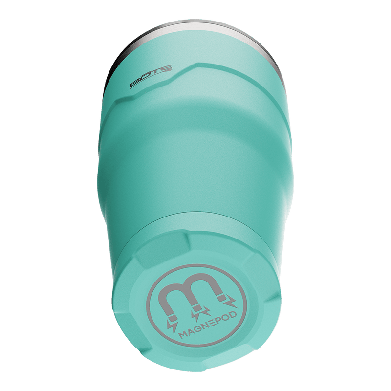 A detailed image of the MAGNETumbler 32oz with Lid Seafoam, showing its design and key features.