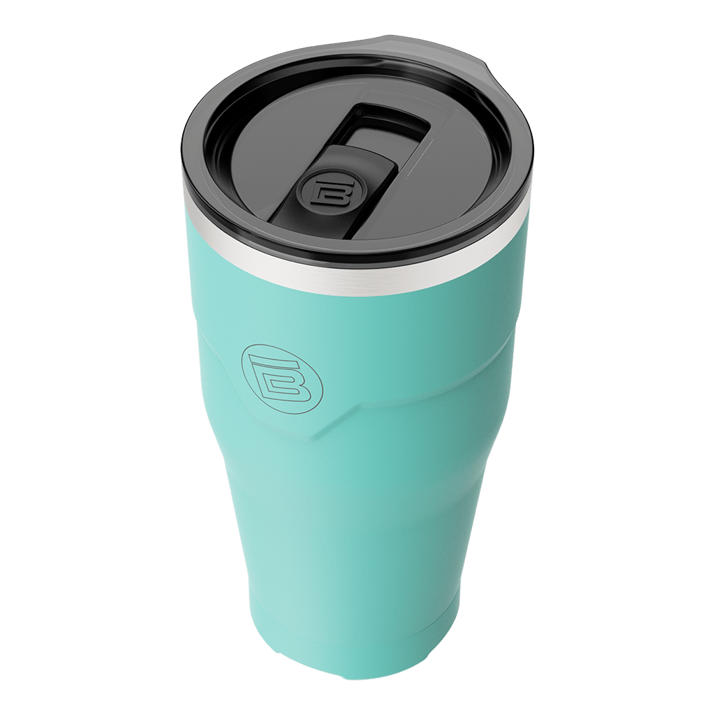 A detailed image of the MAGNETumbler 32oz with Lid Seafoam, showing its design and key features.