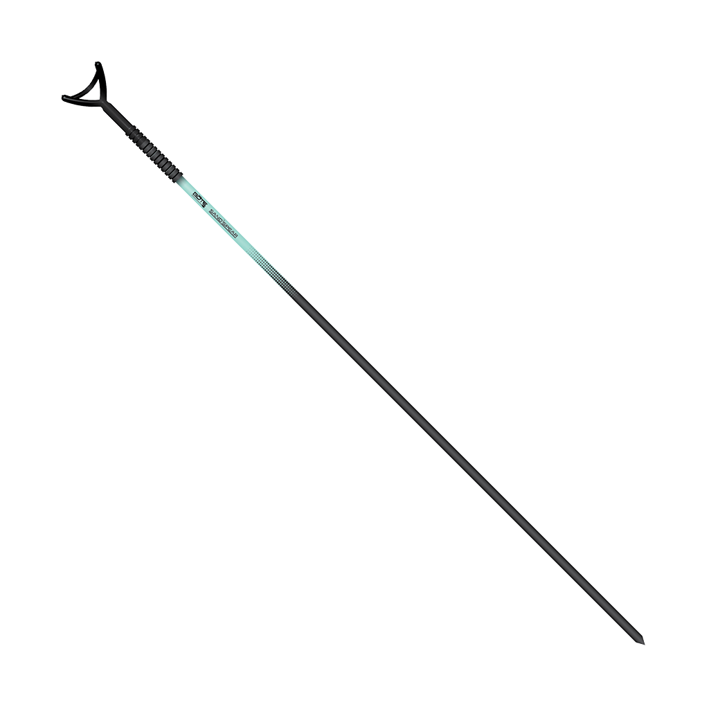 8' black sandspear with seafoam accents