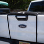 Tailgate pad on the top of a truck's tailgate