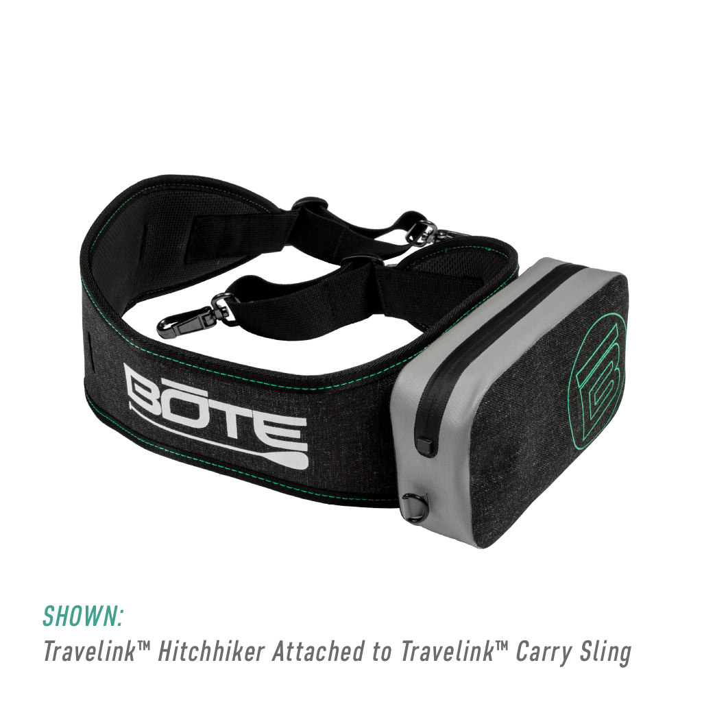 Sold separately Travelink Hitchhiker™ attached to the Travelink™ Carry Sling