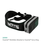 Sold separately Travelink Hitchhiker™ attached to the Travelink™ Carry Sling