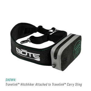 Sold separately Travelink Hitchhiker™ attached to the Travelink™ Carry Sling