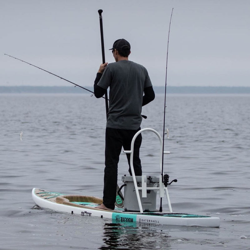 Tackle Rac White, Paddle Board Fishing Rod Holder