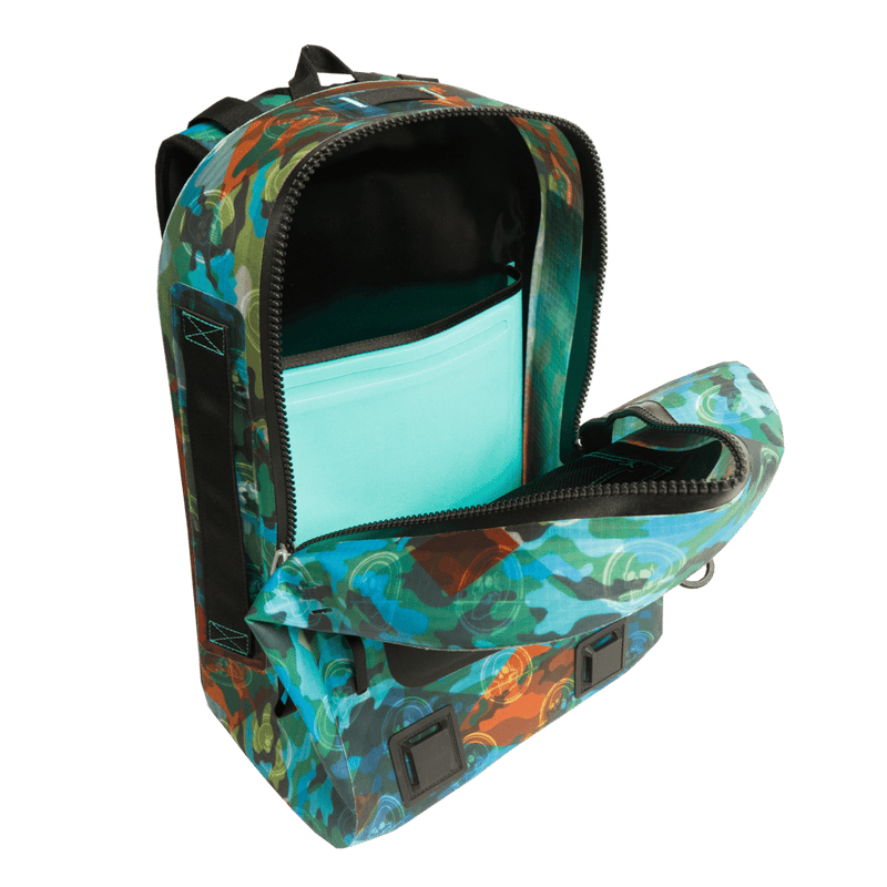 Interior of the HIghwater Backpack Bug Slinger™ Camo with laptop sleeve