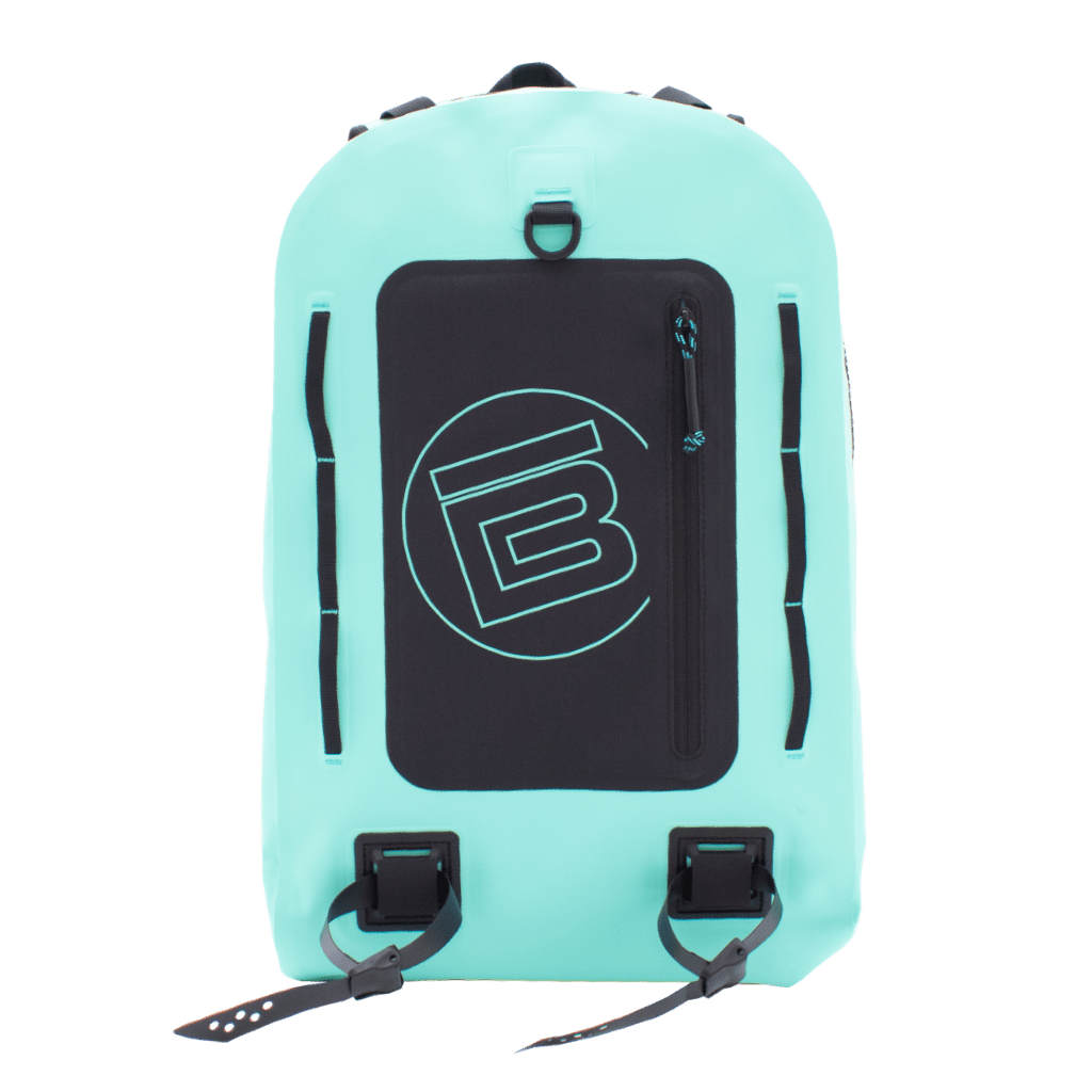 Front of the Highwater Backpack Seafoam
