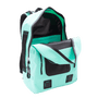 Interior of the Highwater Backpack Seafoam with laptop sleeve