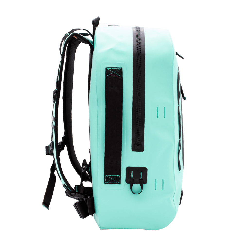 Side of the Highwater Backpack Seafoam