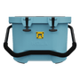 Front view of the Kula 10 cooler in steel blue