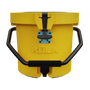 Front view of the Kula 2.5 cooler in yellow