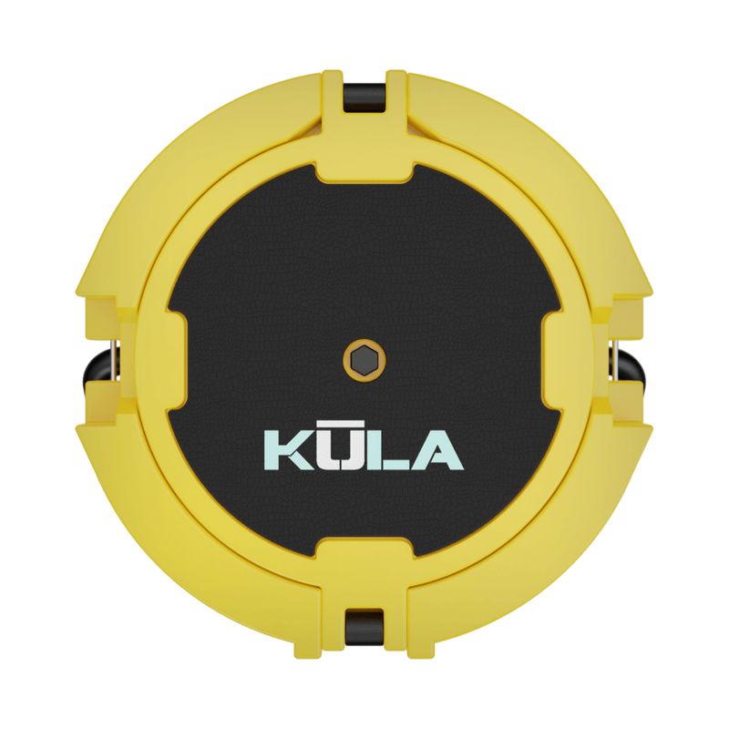 Top view of the Kula 2.5 cooler in yellow