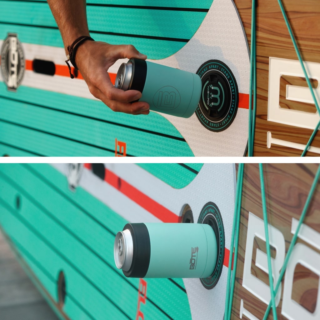 The MAGNEPOD / Stashpod Lid makes your solid paddle board compatible with MAGNEPOD accessories