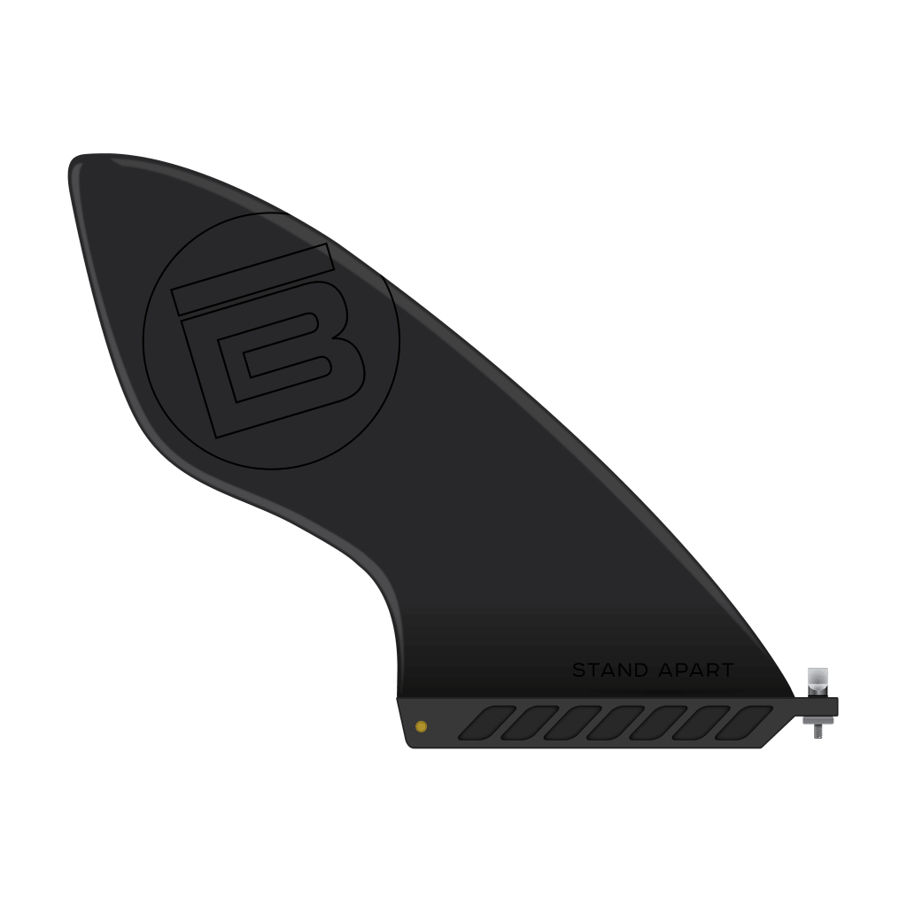 Black BOTE 10" Center Fin compatible with BOTE solid paddle boards