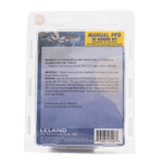 Back of the Manual PFD Rearming Kit packaging showing compatibility and safety information.