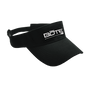 Front view of Logo Visor in Black with white BOTE logo.
