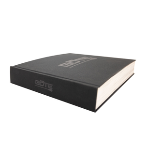 Angled view of the book